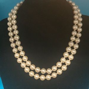 Vintage Faux Pearls 32”
